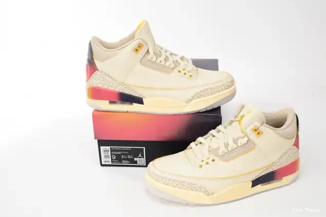 Kicktheory Air Medellin Jordan J x FN0344-901 Balvin 3 Sunset 0606